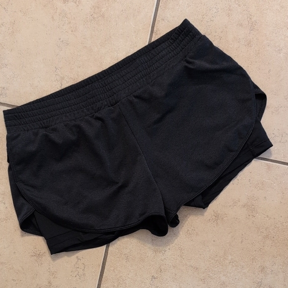 Brooks Black Athletic Lined Running Shorts - Size L - Picture 1 of 9